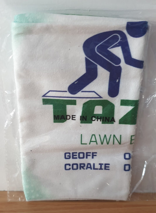 Cloth Tazzy Lawn Bowls