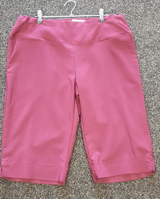 Shorts Ladies Sleek Burgundy