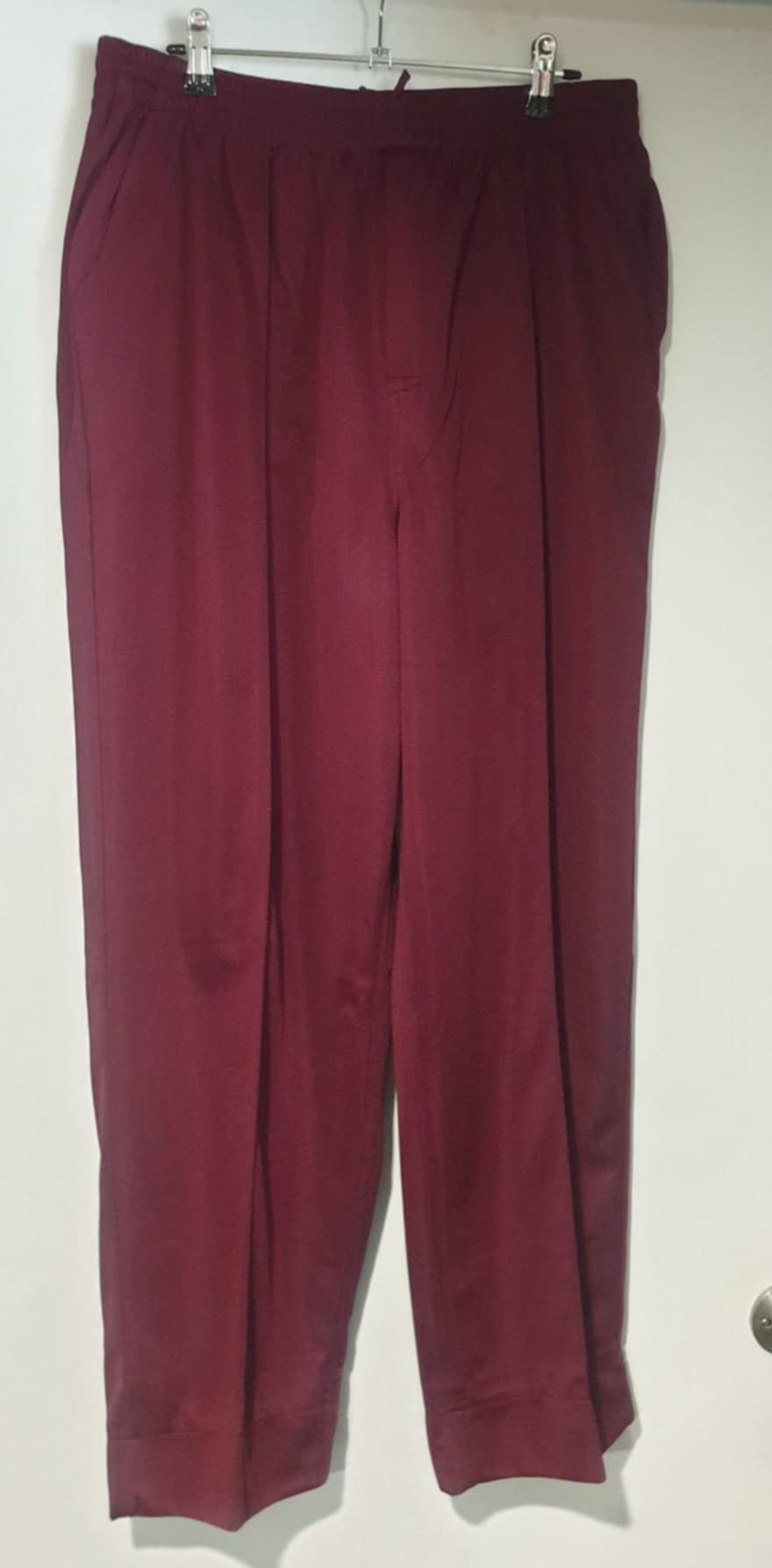 Pants Mens Bowlswear Maroon