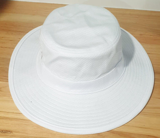 Hat Soft Crown Stiff Brim White