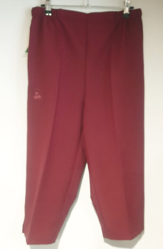 Pedal Pushers Hunters Ladies Maroon